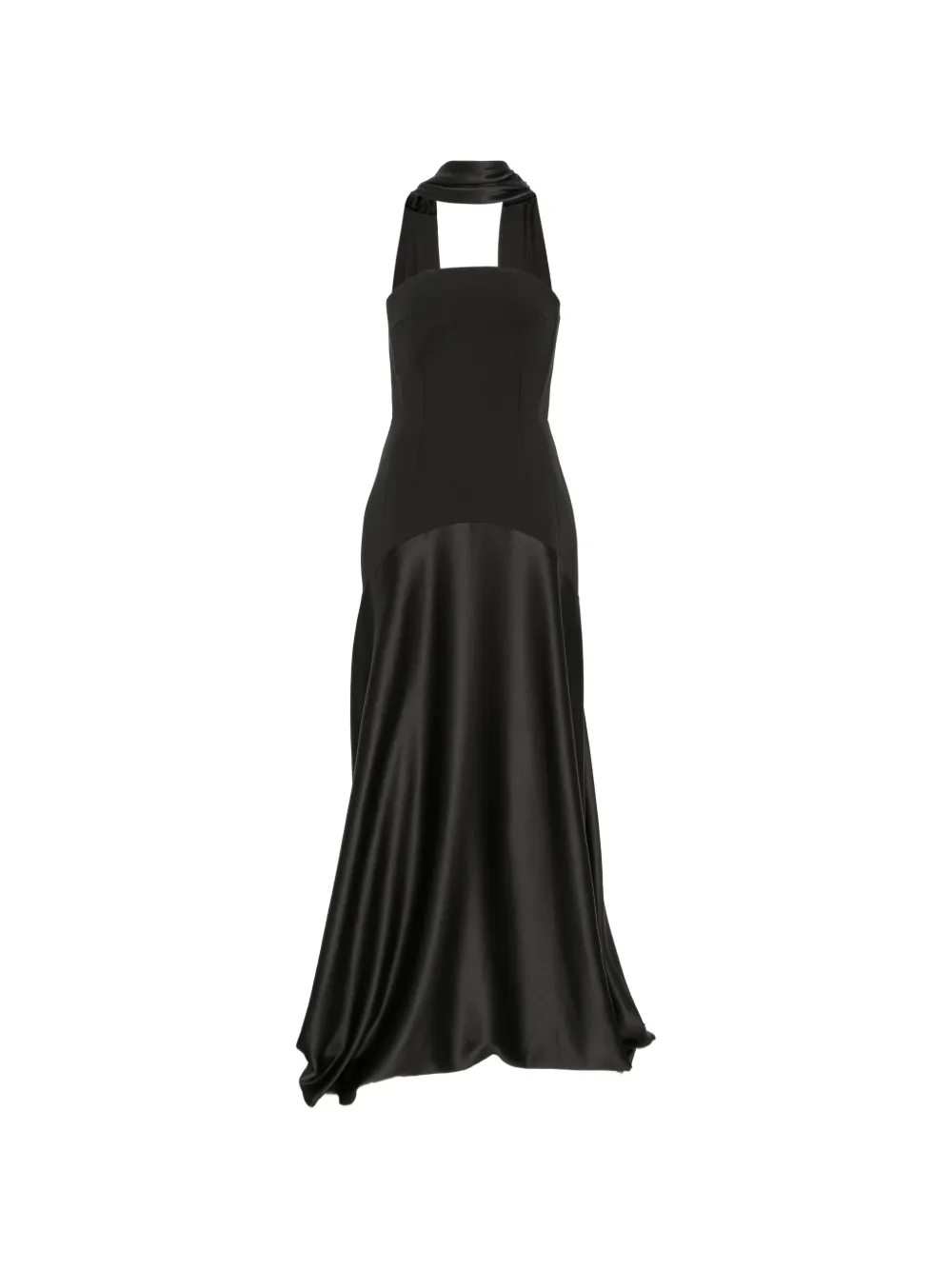 Solace London Mae strapless maxi dress - Nero