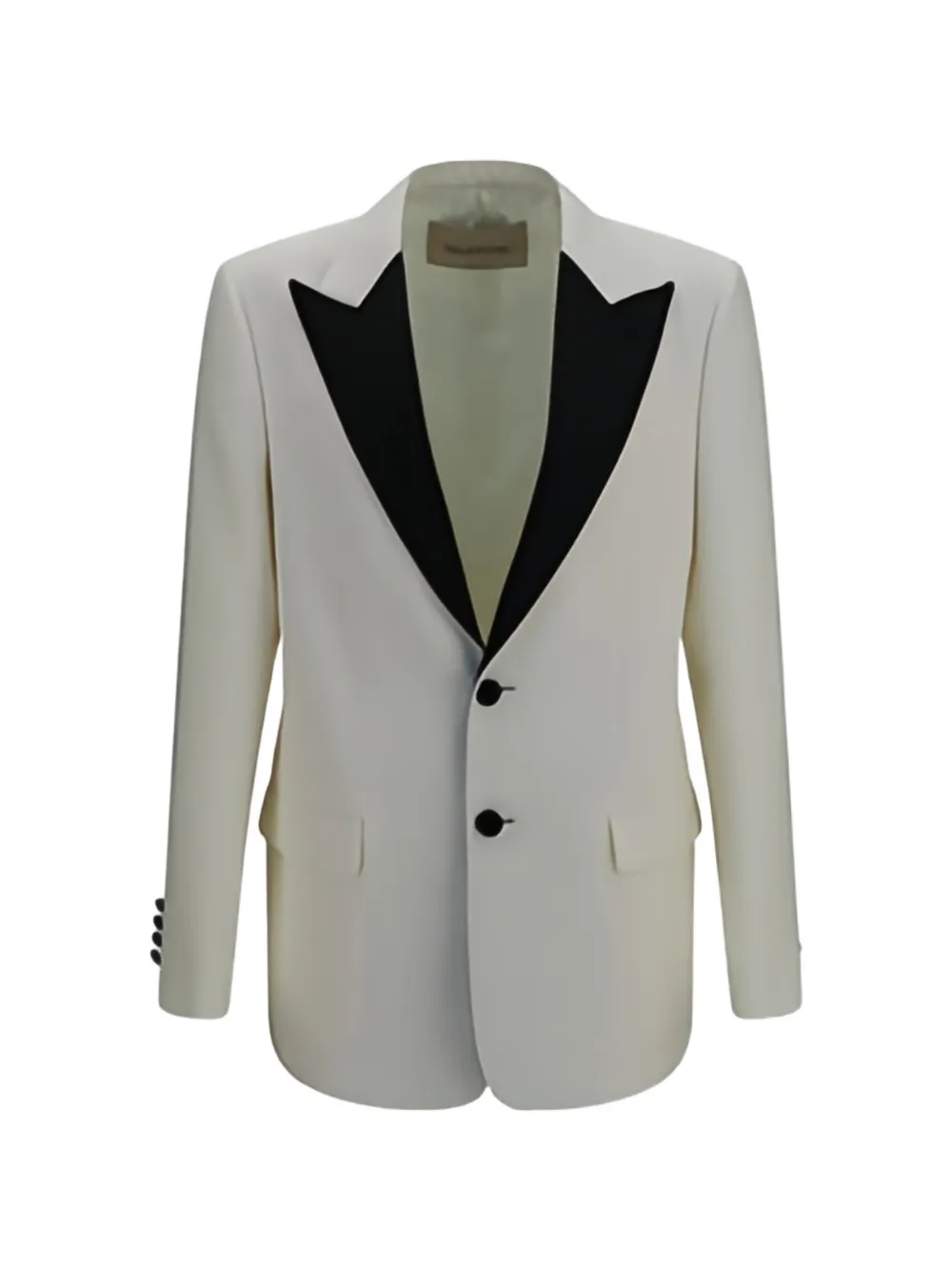 Valentino Garavani peak-lapels long-sleeve evening jacket - Bianco