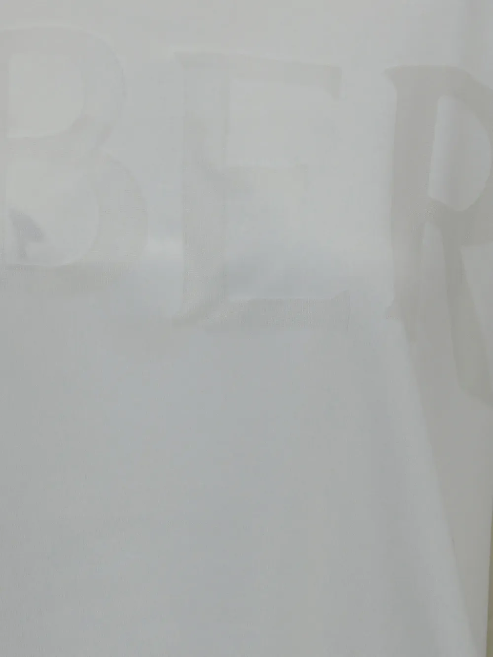 Burberry T-shirt met logoprint Wit