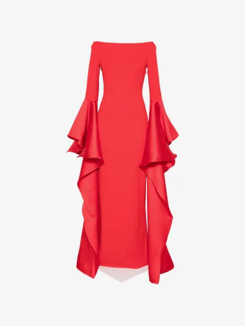 Solace London Vestido longo Astria