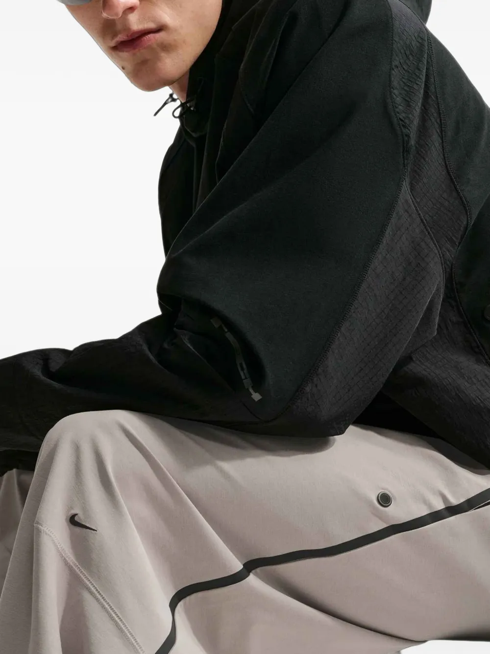 Nike Dri-FIT drawstring track pants Beige
