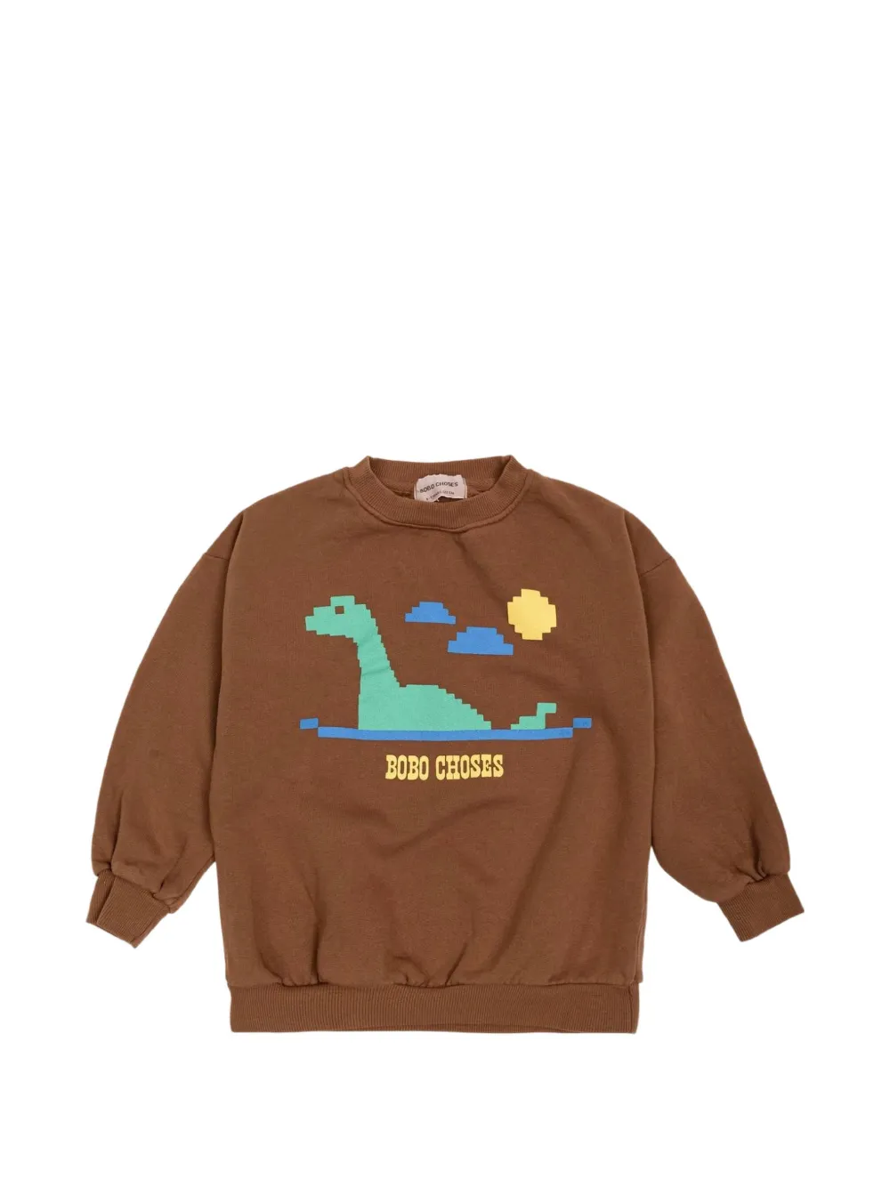 Bobo Choses Lake Monster sweatshirt - Marrone