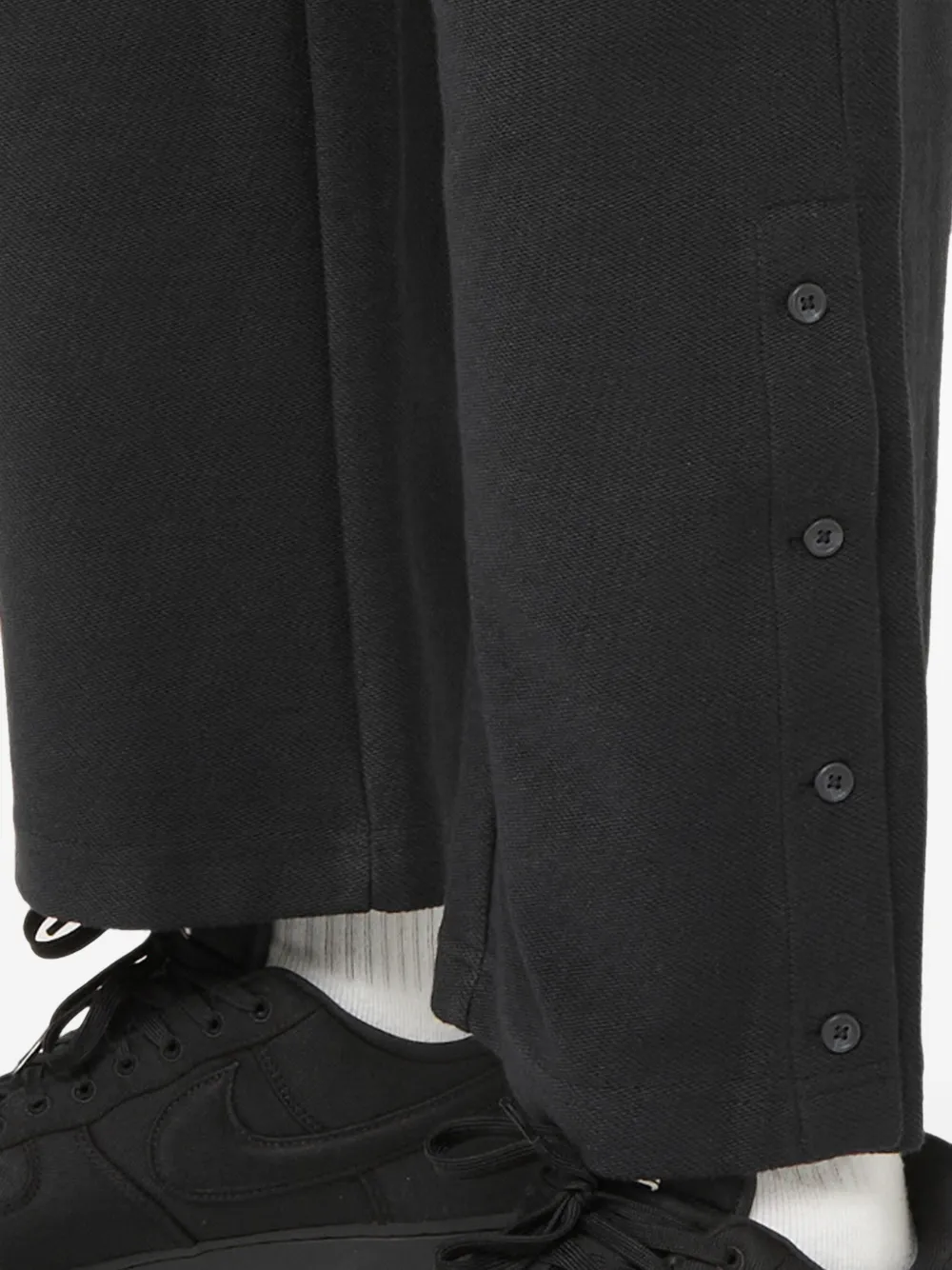 Nike button-detail track pants Zwart