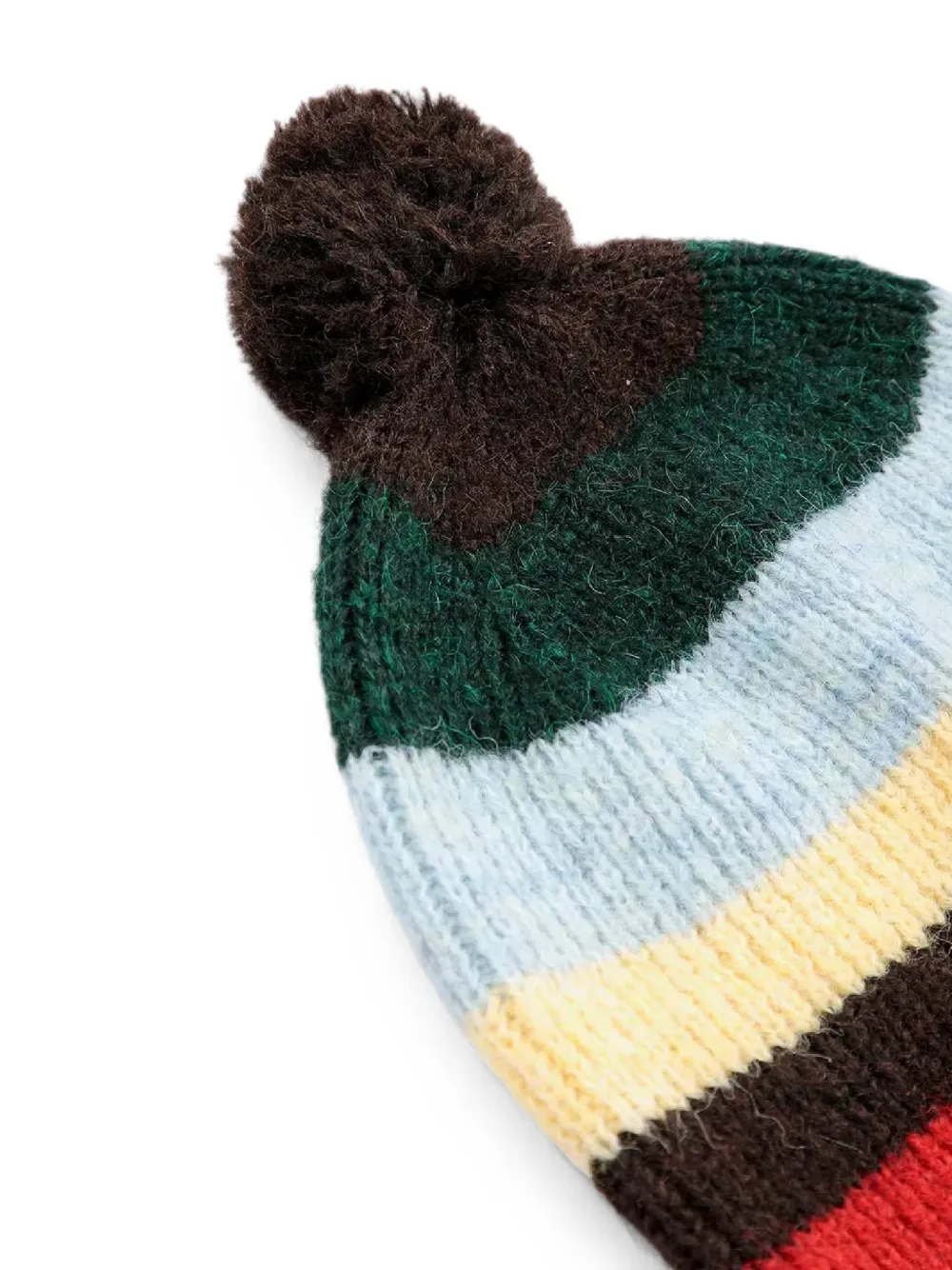 Bobo Choses Gebreide muts met strepen Rood