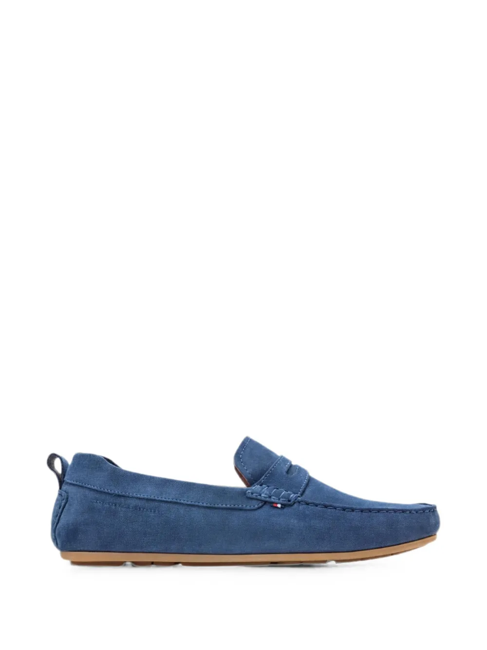 Tommy Hilfiger suede penny loafers - Blau