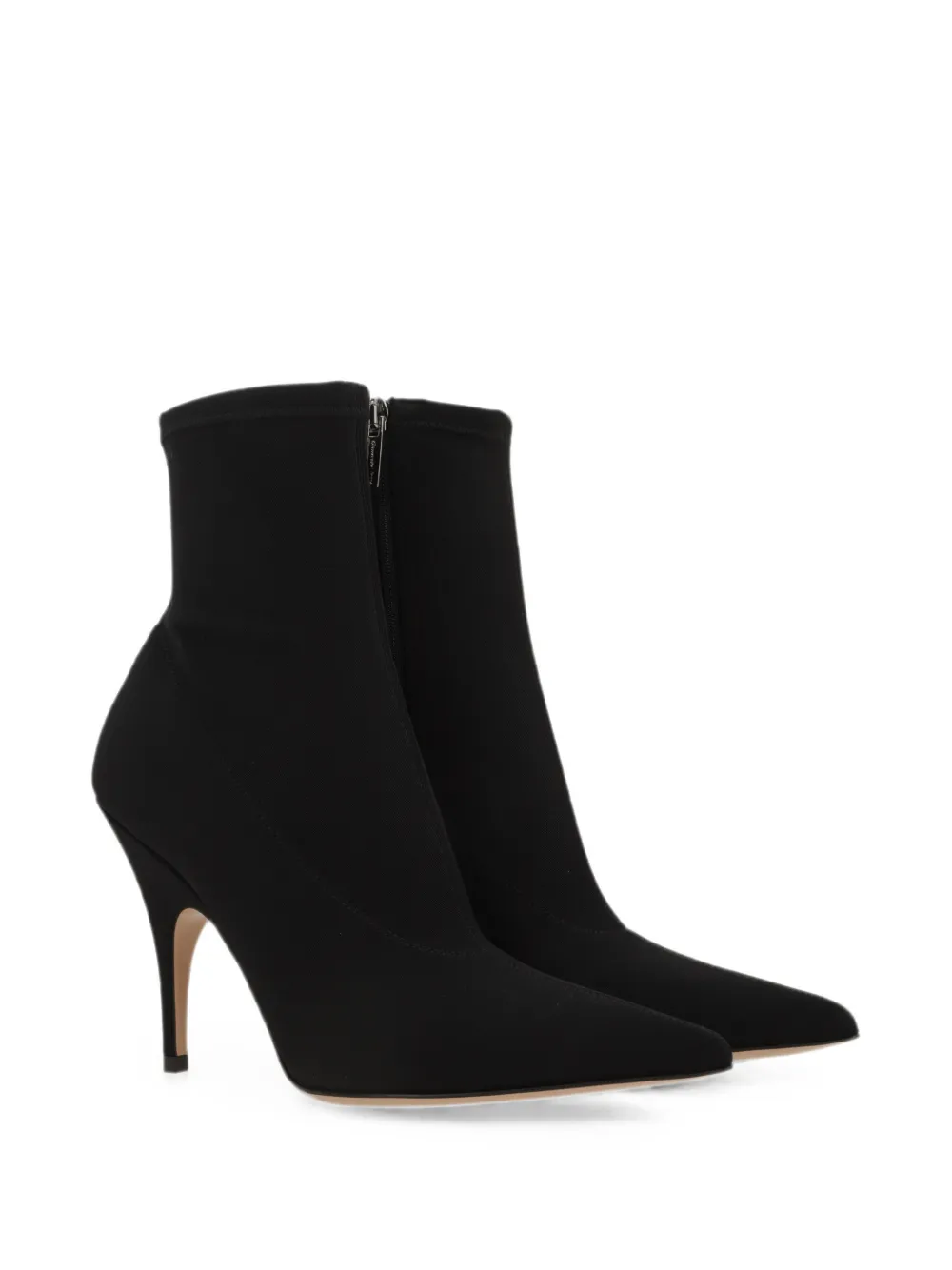 Gianvito Rossi Osaka pointed-toe ankle boots Zwart