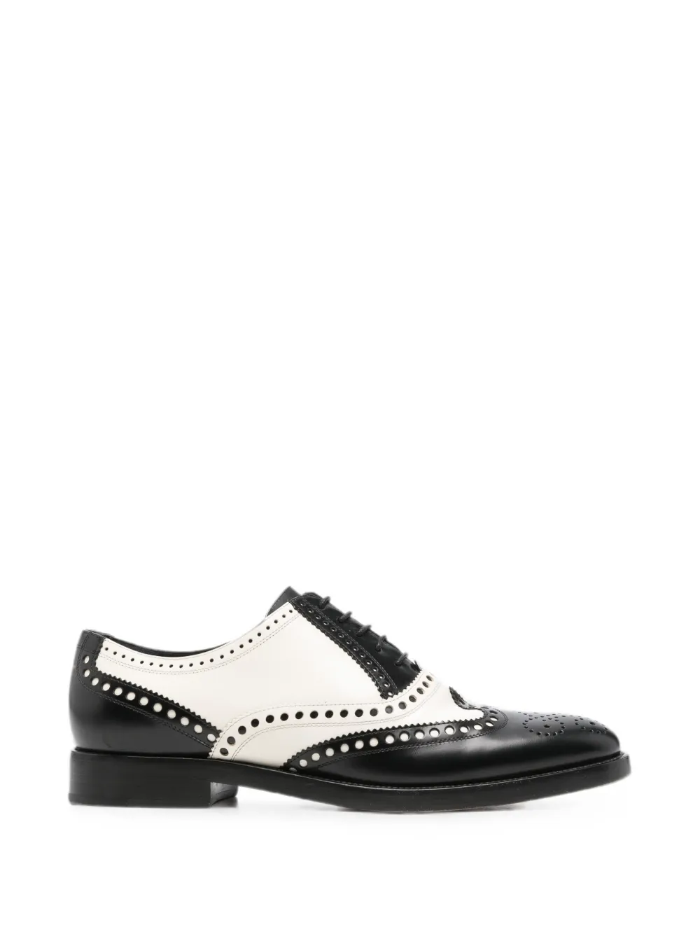 Christian Dior Pre-Owned 2000s leather brogue shoes - Rosso