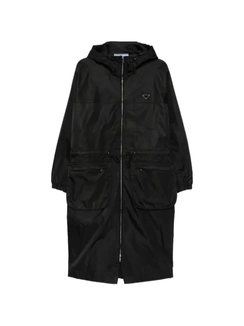 Prada Re-Nylon drawstring coat