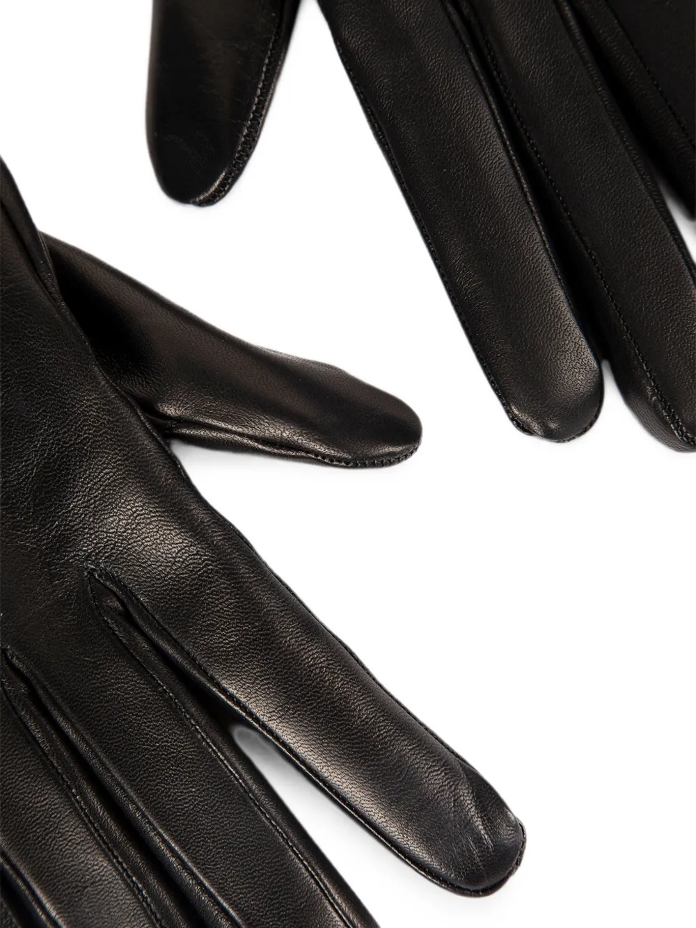 Ann Demeulemeester Leren handschoenen Zwart