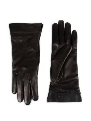 Maison Margiela レザーグローブ | ブラック | FARFETCH JP