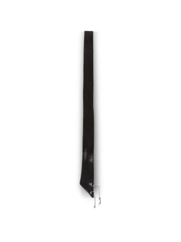 Ann Demeulemeester Resi Charm-embellished Tie in Black