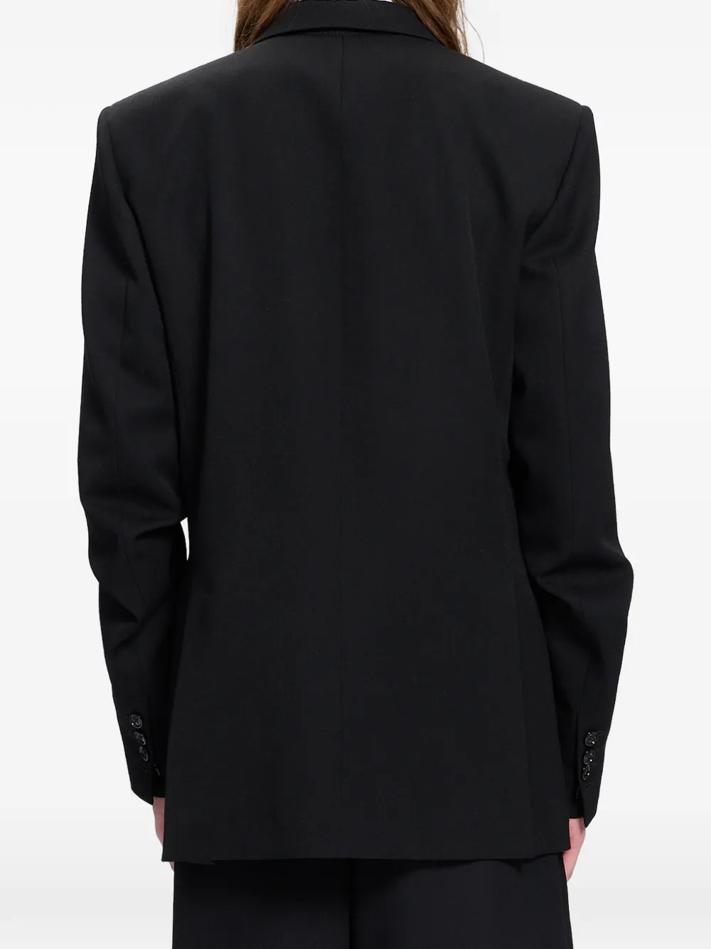 Ann Demeulemeester Waldus blazer met dubbele rij knopen Zwart
