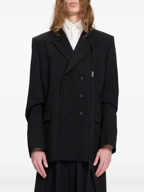 Ann Demeulemeester Waldus double-breasted blazer
