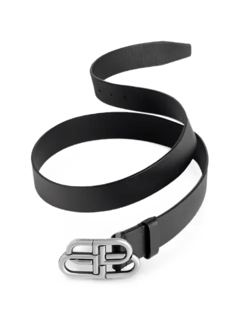 Balenciaga BB leather belt
