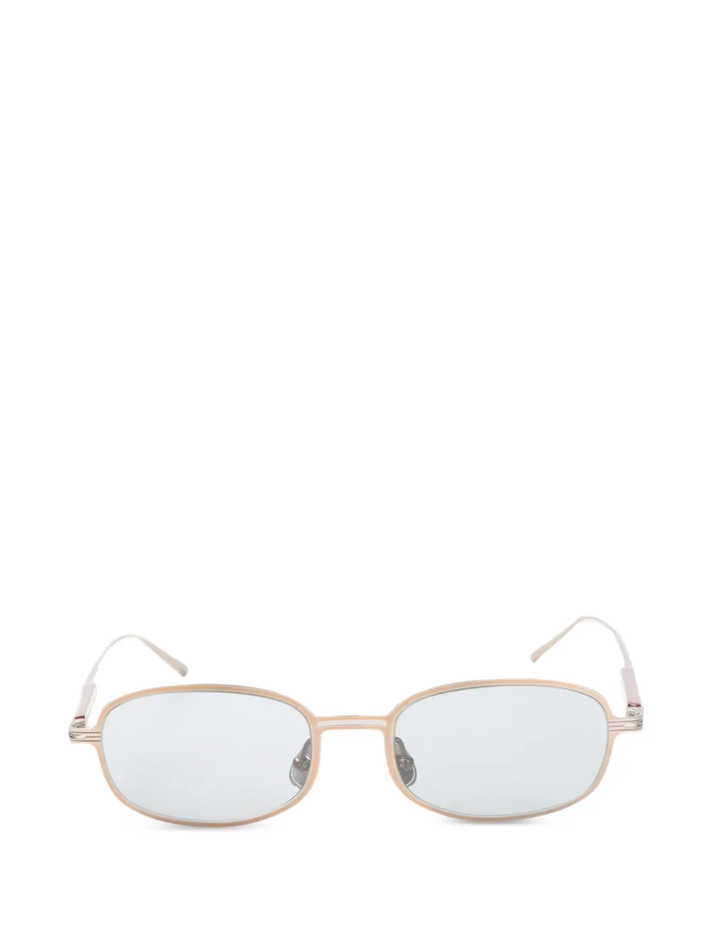 Brunello Cucinelli oval-frame sunglasses - Oro