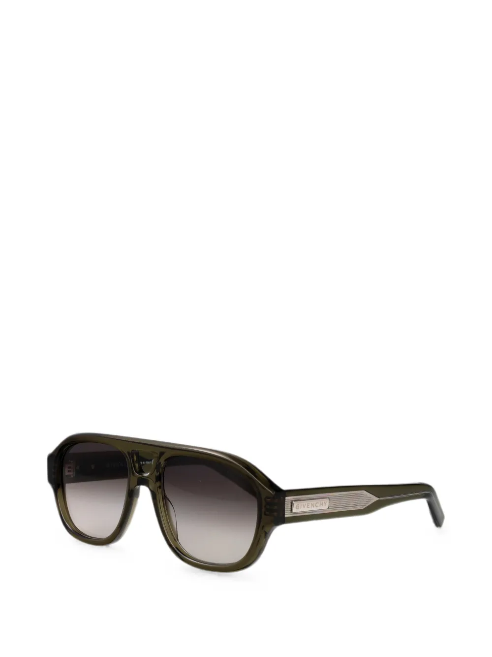 Givenchy Eyewear Zonnebril met piloten montuur Groen