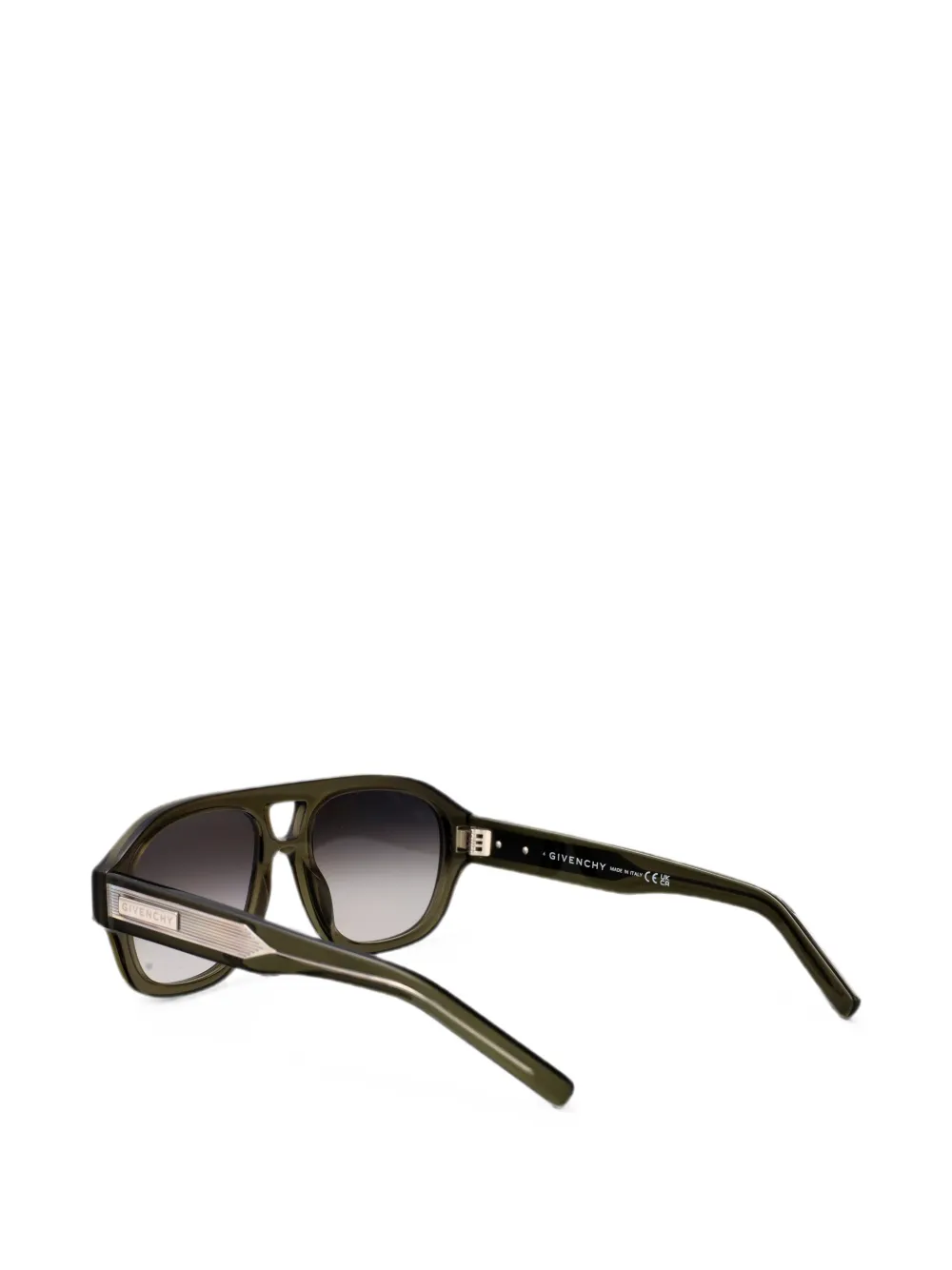 Givenchy Eyewear Zonnebril met piloten montuur Groen