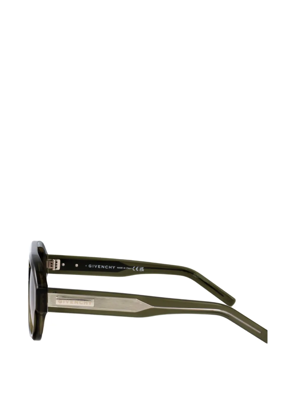 Givenchy Eyewear Zonnebril met piloten montuur Groen
