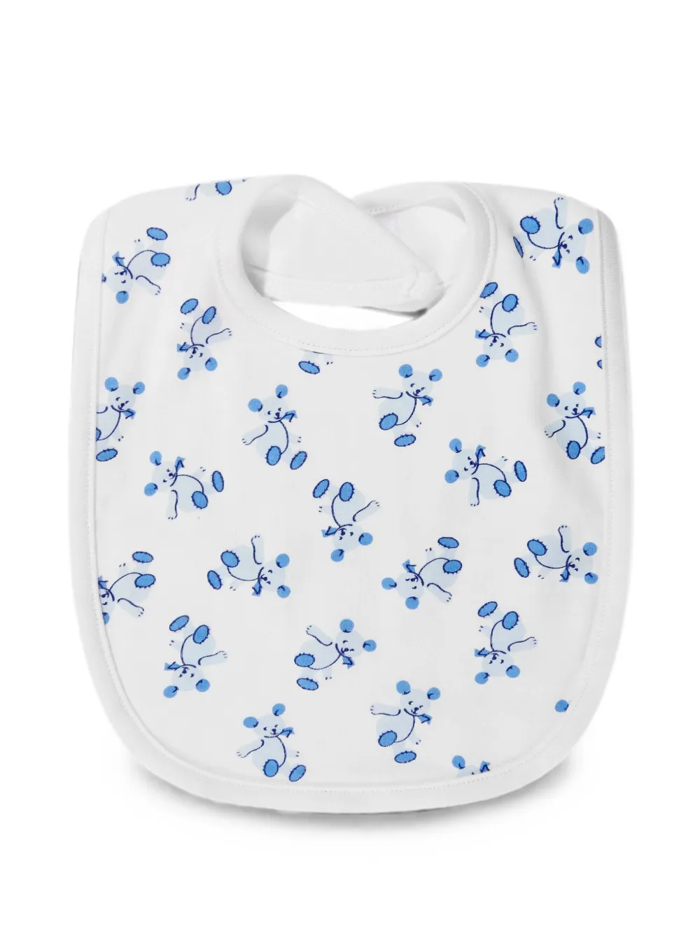 Rachel Riley teddy-bear print bib - Weiß