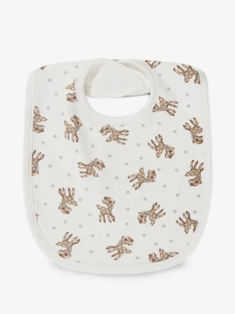 Rachel Riley deer-print bibs