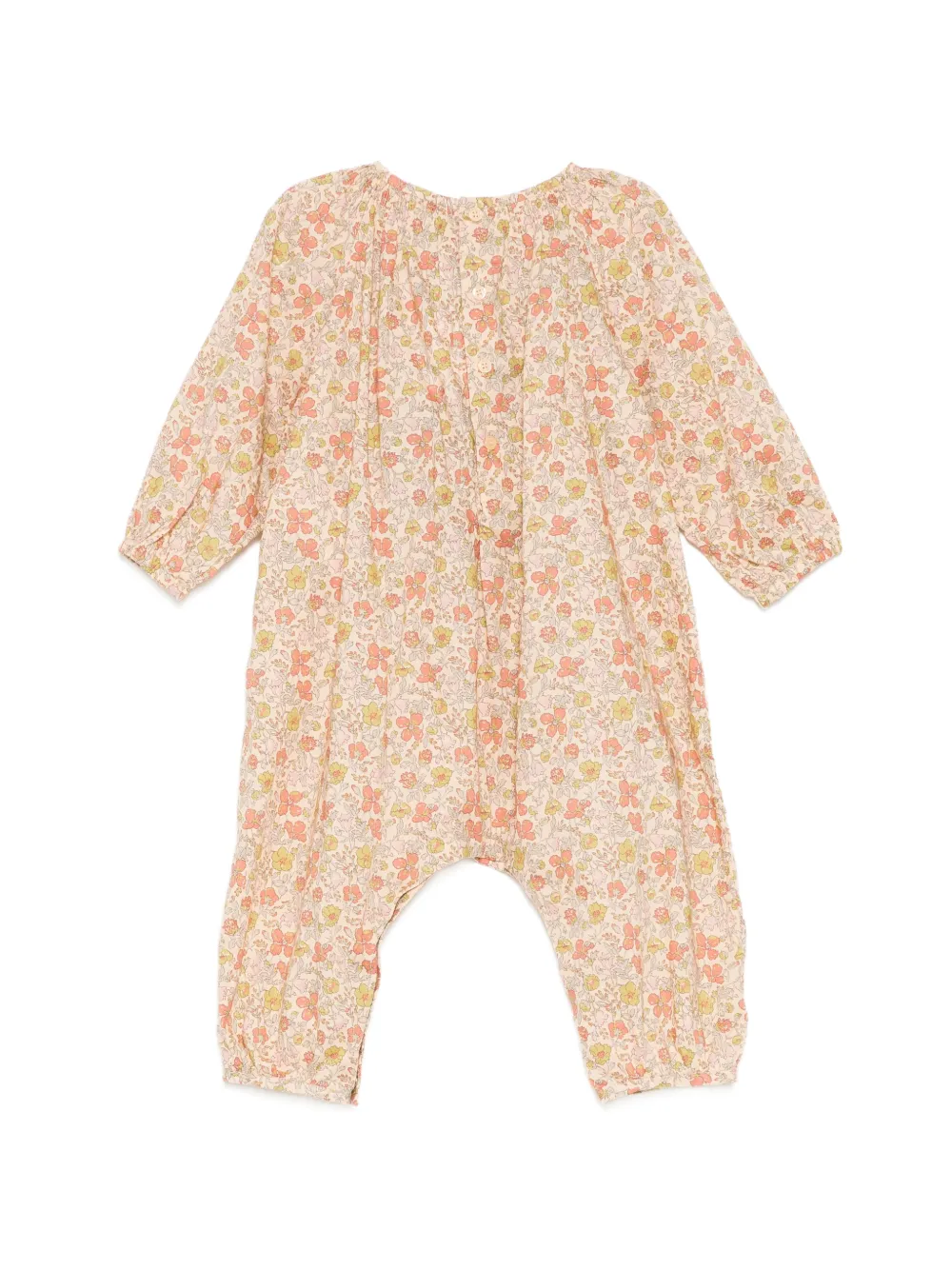 Bonpoint Jia gesmockte jumpsuit Beige