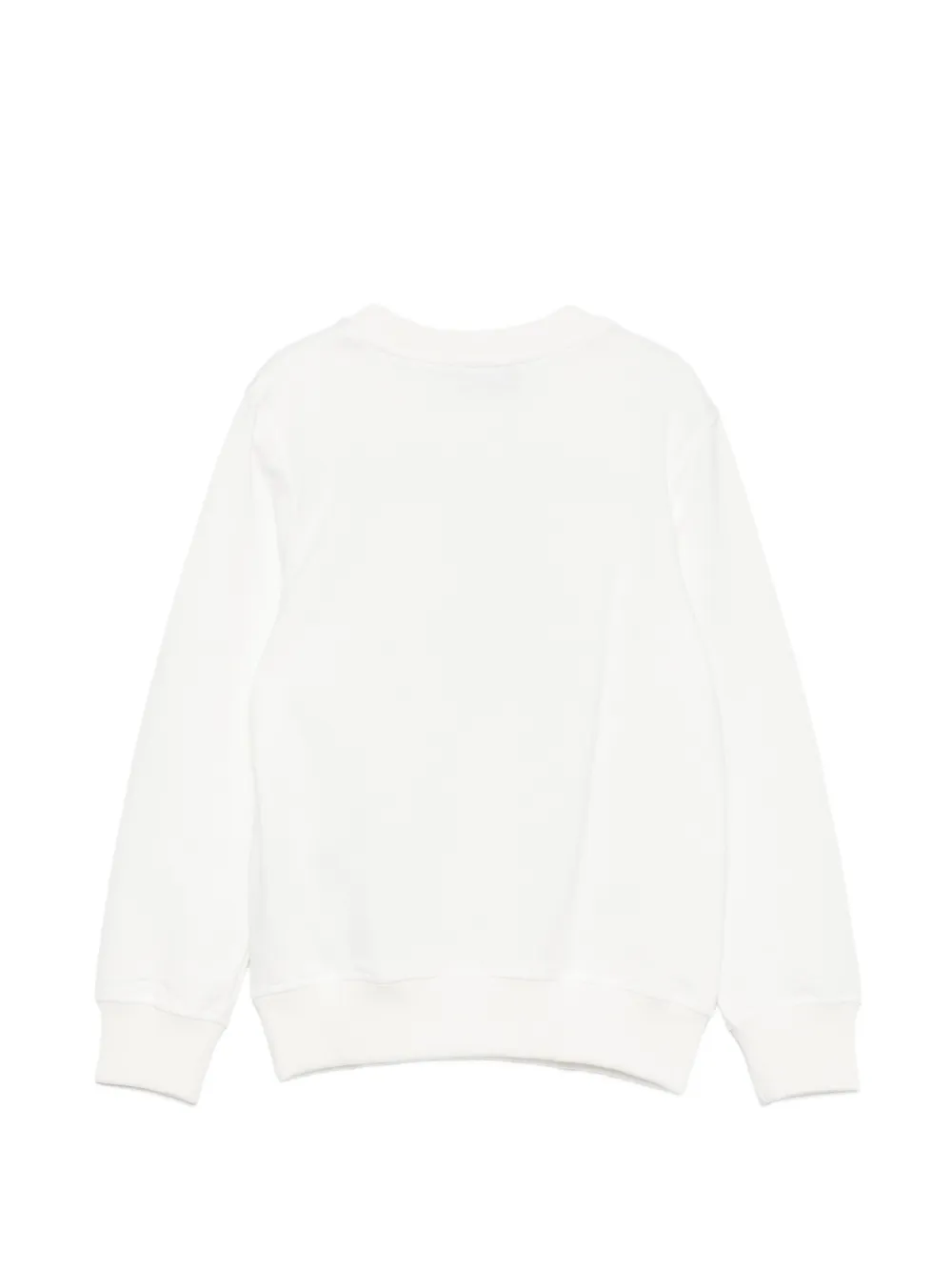 Moschino Kids Sweater met logoprint Wit
