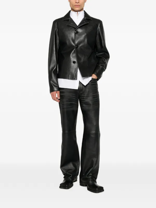 MM6 Maison Margiela ボタン ジャケット | ブラック | FARFETCH JP