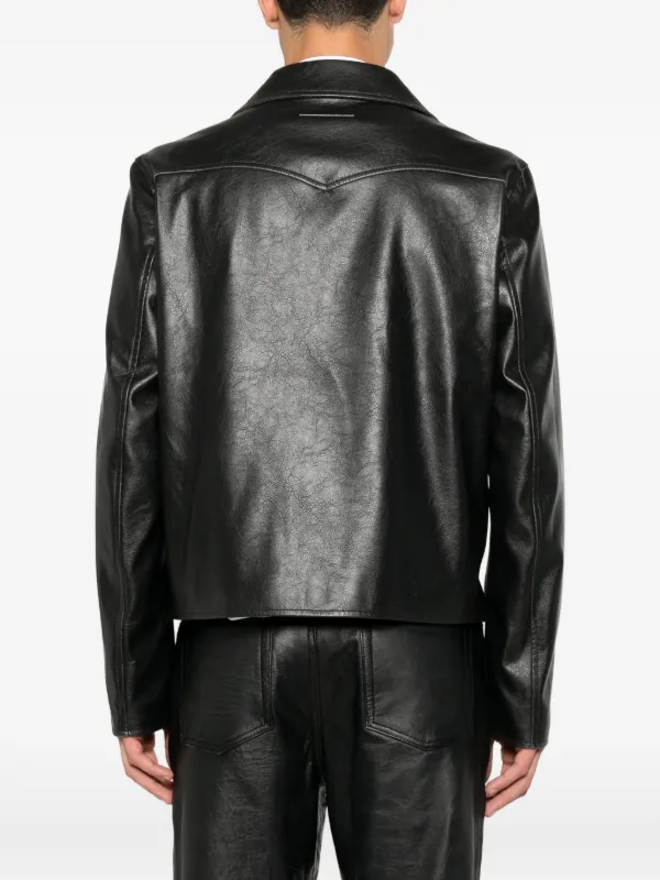 MM6 Maison Margiela ボタン ジャケット | ブラック | FARFETCH JP
