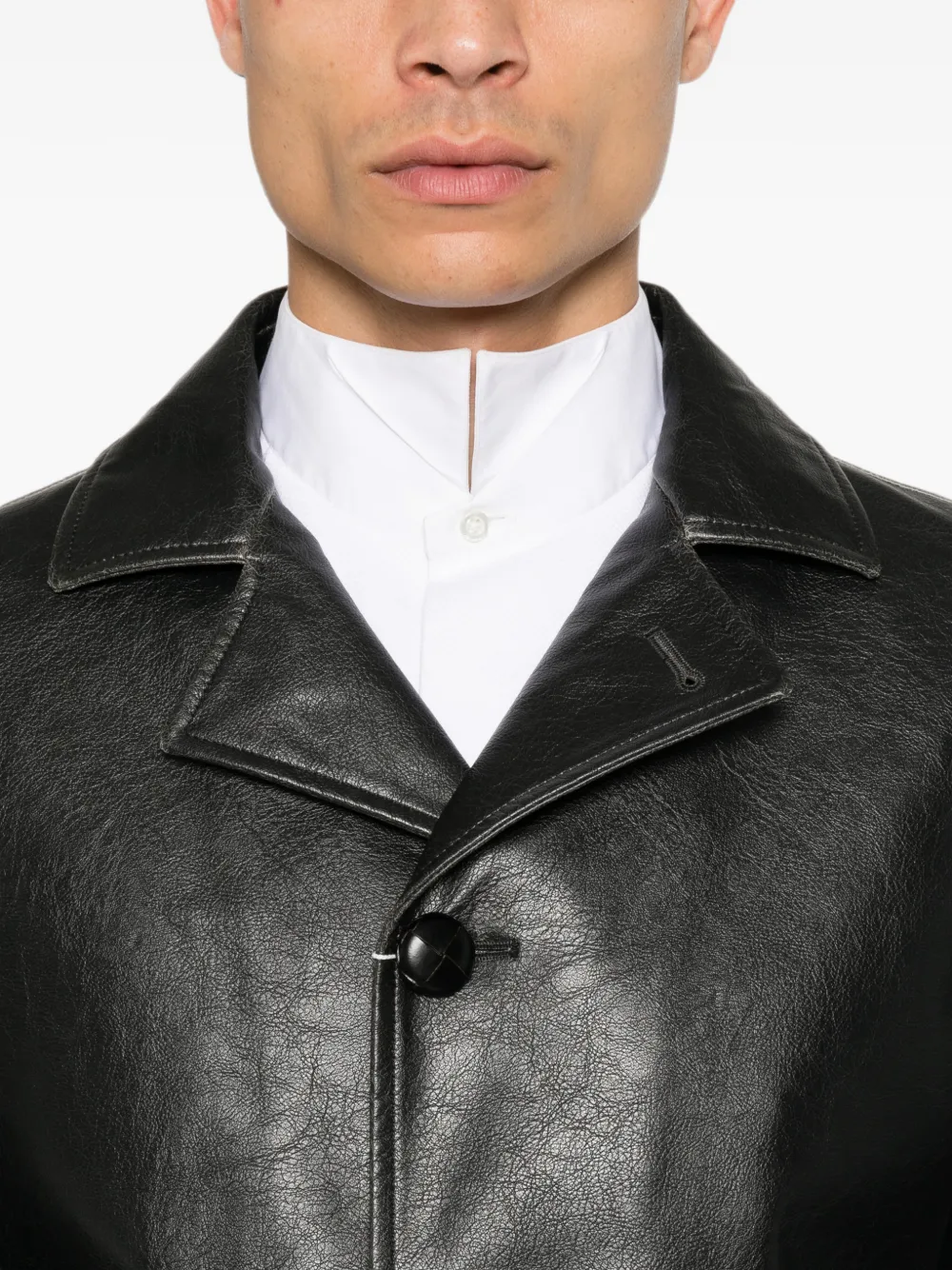 MM6 Maison Margiela Jack met knopen Zwart
