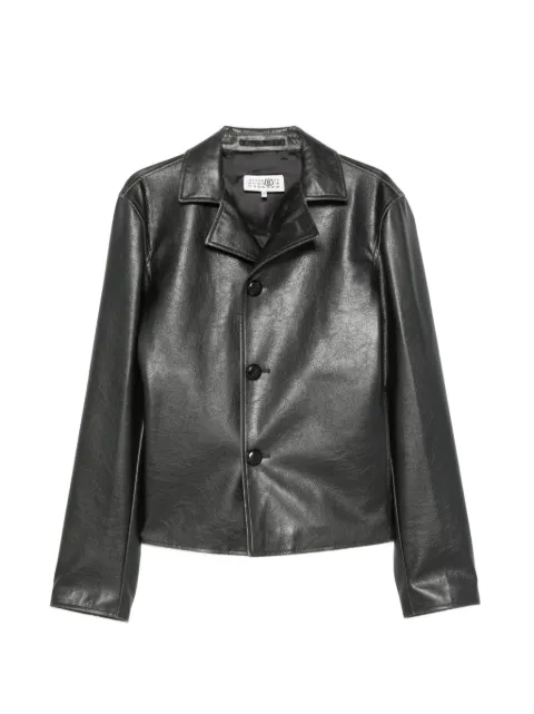 MM6 Maison Margiela button-fastening long-sleeve jacket