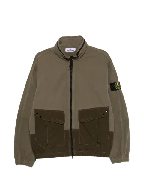Stone Island chaqueta con parche del logo