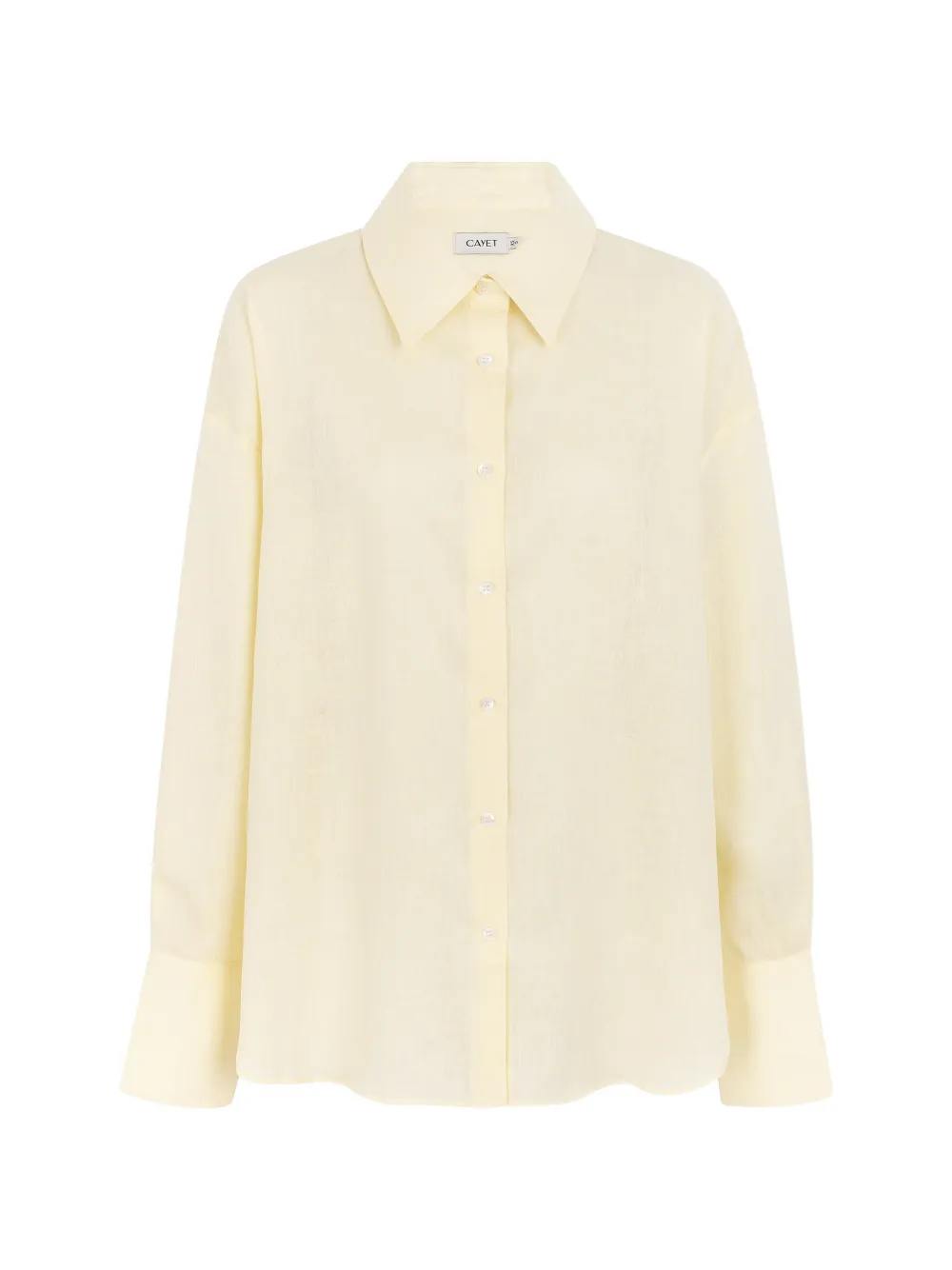 CAYET Anita linen shirt - Yellow