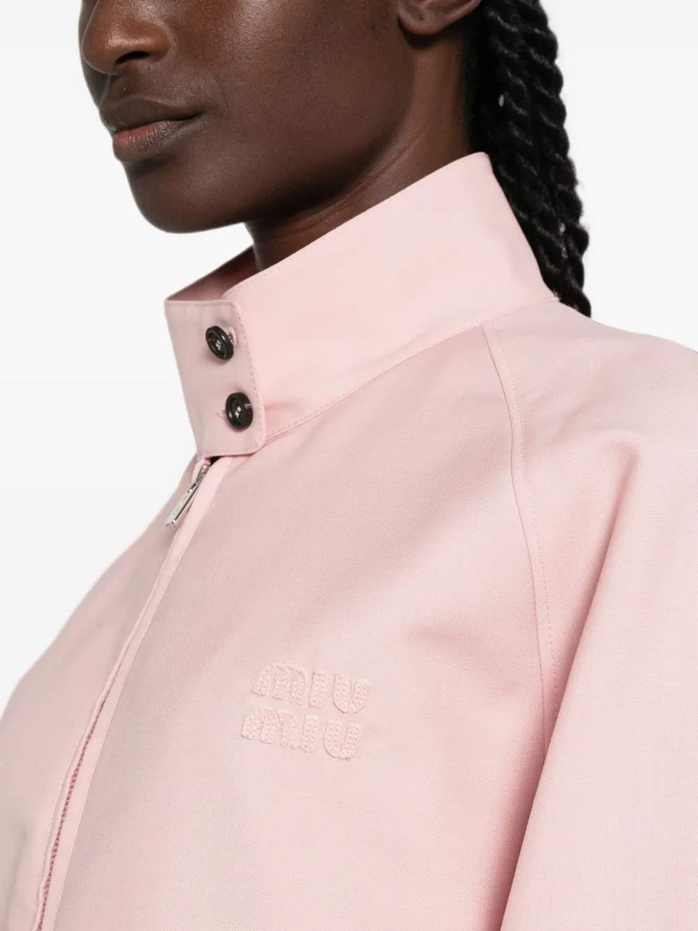 Miu Mohair jack Roze