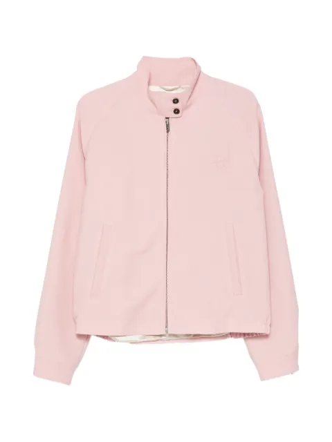 Miu Miu logo-embroidered jacket
