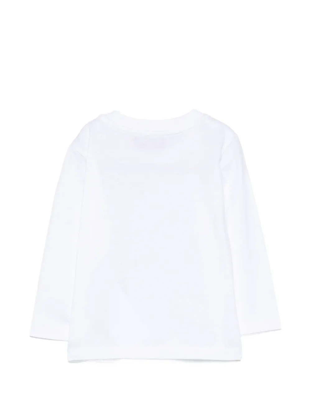 Moschino Kids T-shirt met teddybeerprint Wit