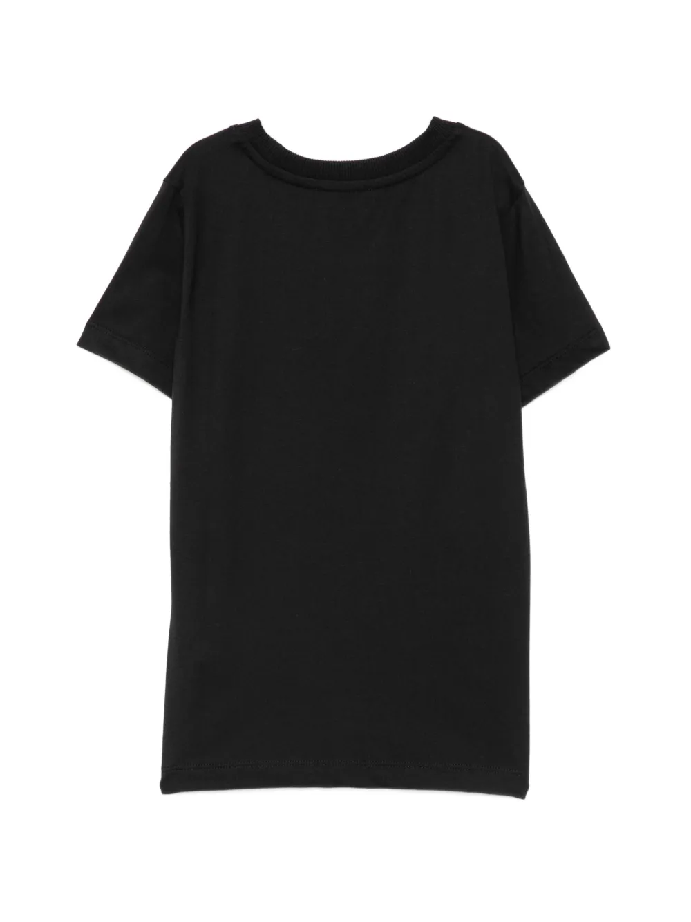 Moschino Kids T-shirt met popcorn-print en logo Zwart