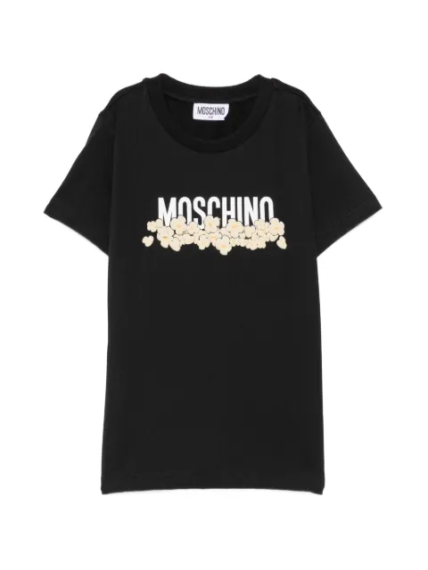 Moschino Kids popcorn-print logo T-shirt