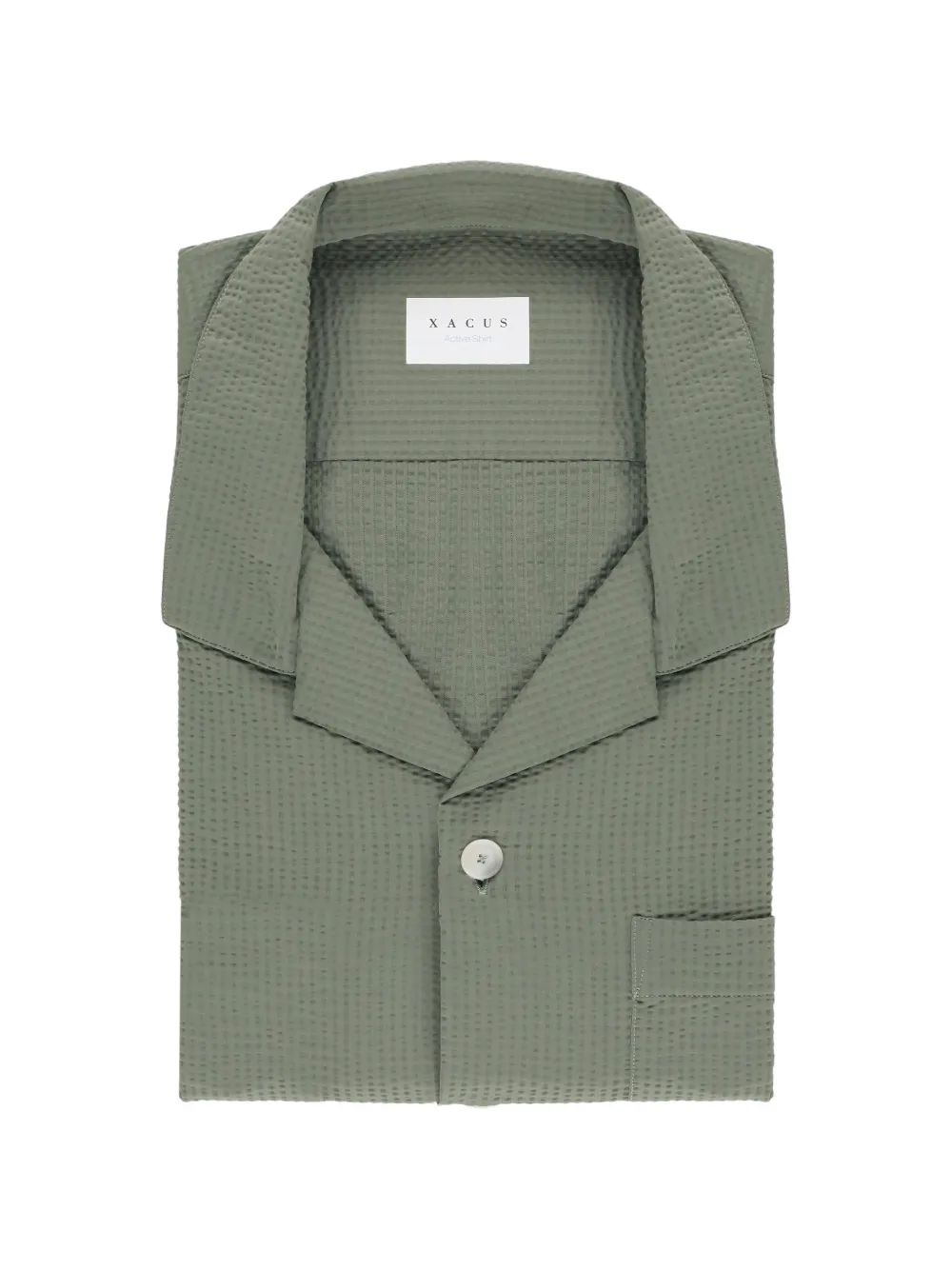 Xacus Active Shirt seersucker - Grigio