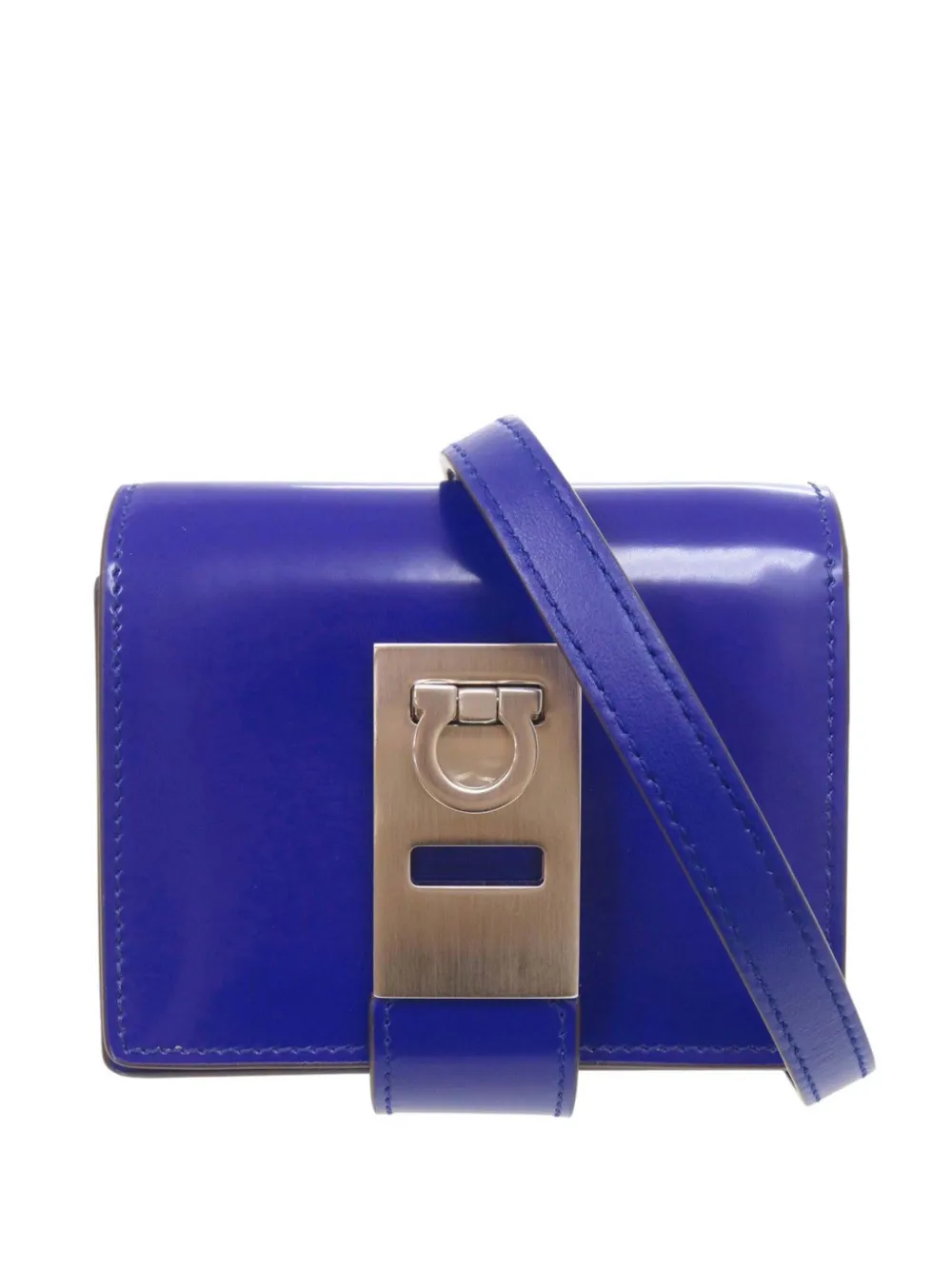 Ferragamo Pre-Owned Borsa a tracolla Twin Gancio Lock 2000-2026 - Blu