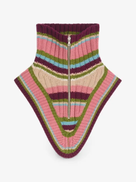 DRIES VAN NOTEN wool zip collar