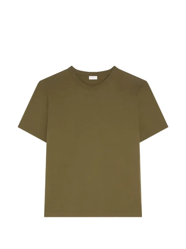 Dries Van Noten Regular-fit Cotton T-shirt in Green