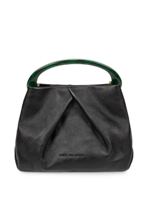 DRIES VAN NOTEN small pleated leather bag