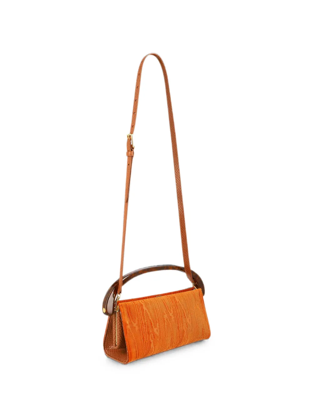 Dries Van Noten Small Velvet Bag in Orange, view 5