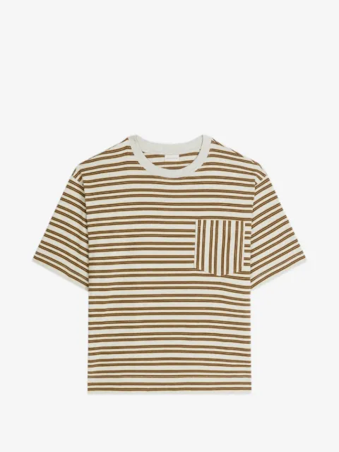 DRIES VAN NOTEN تيشيرت قطن مخطط