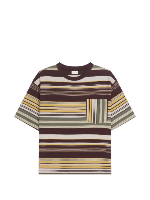 DRIES VAN NOTEN striped cotton T-shirt