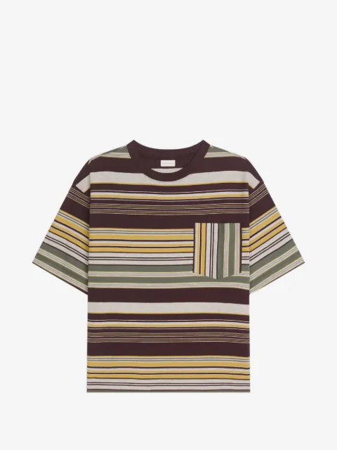 DRIES VAN NOTEN striped cotton T-shirt