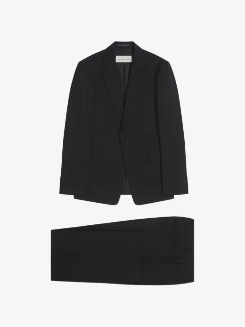 DRIES VAN NOTEN slim-fit cotton wool suit