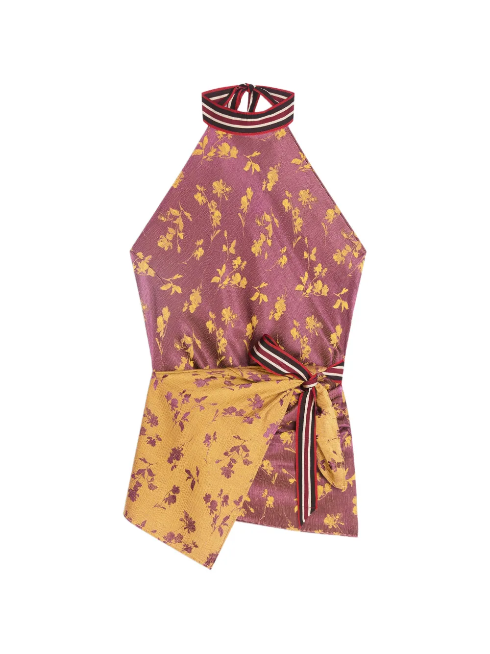 DRIES VAN NOTEN Top a portafoglio - Viola