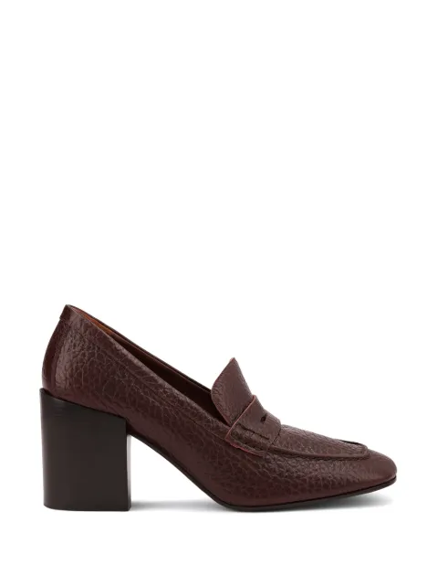 DRIES VAN NOTEN heeled leather loafers