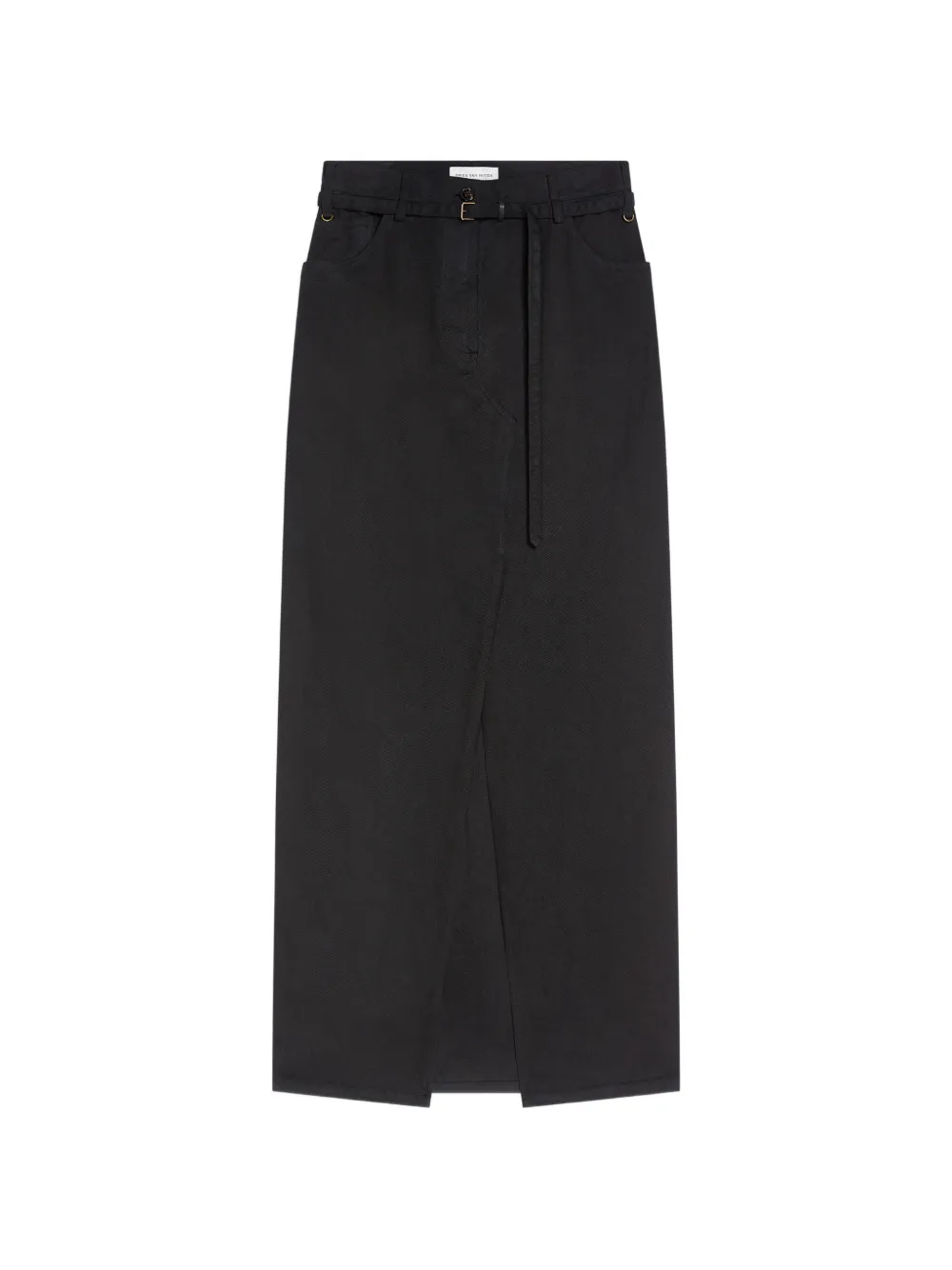 DRIES VAN NOTEN Gonna lunga sovratinta - Nero